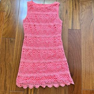 Beautiful Tart dress Small Lace Coral